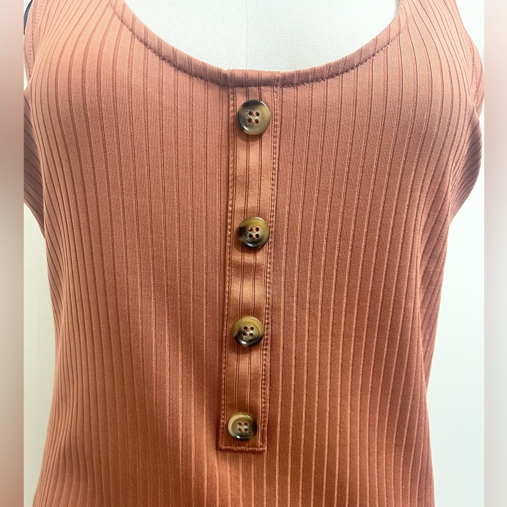 H&M Bentley Ribbed Henley Bodysuit - Picture 3 of 6